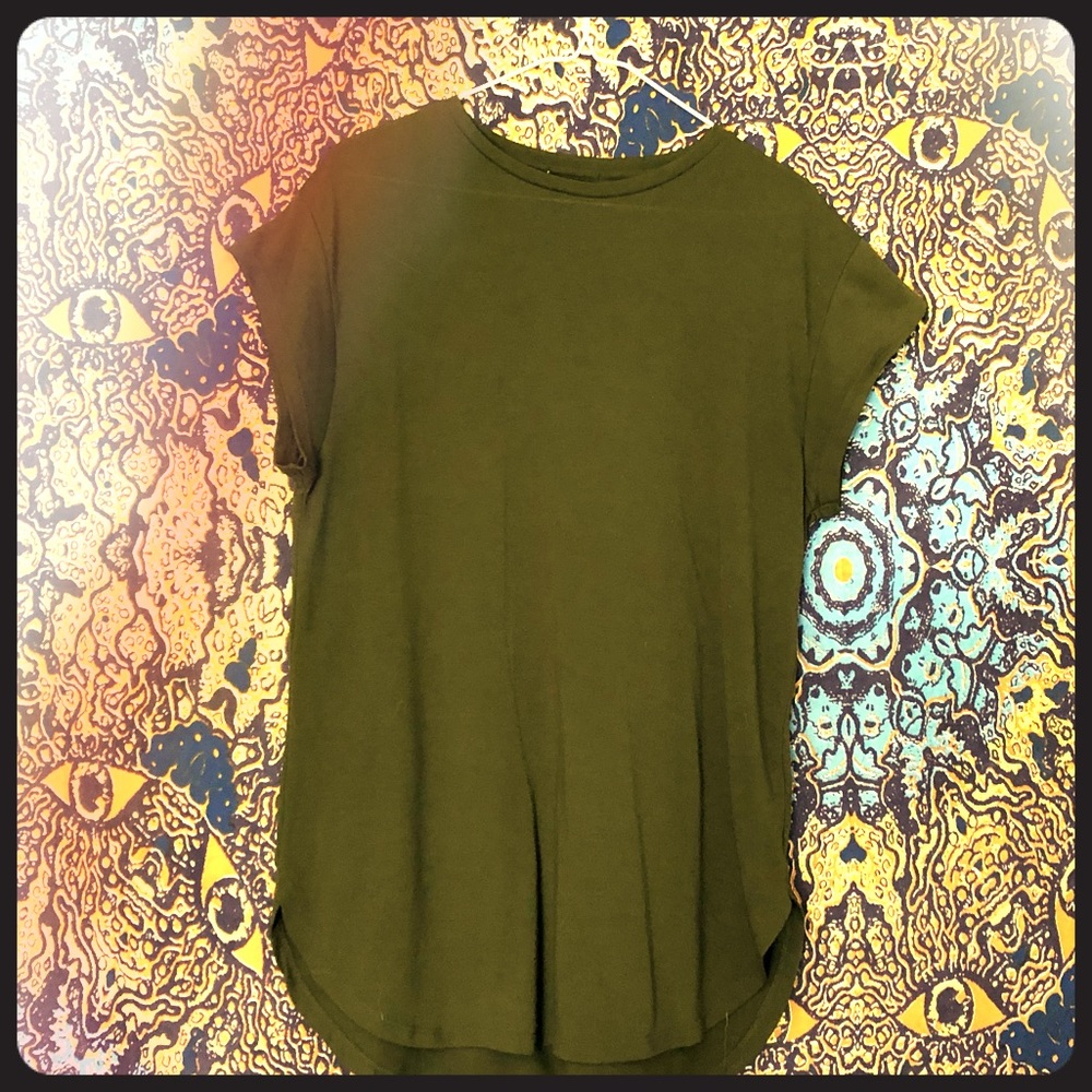 Cropped sleeve men’s shirt